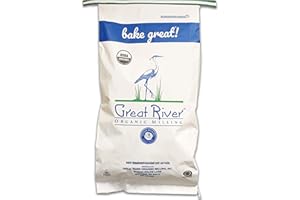 GREAT RIVER ORGANIC MILLING Great River Milling Organic Hulled Millet | Whole Grain Ancient Grain | Gluten-Free, High-Fiber Superfood | Non-GMO, Kosher Certified | Ideal for Salads, Porridge & Baking | 25 Lb (Pack of 1)