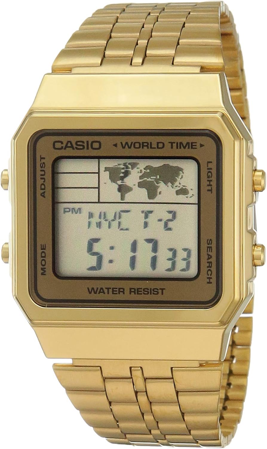 casio world time digital watch