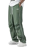 ZAFUL Men's Parachute Sweatpants Y2k Baggy Track