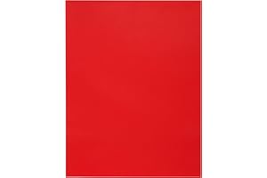 Scarlet Vellum Paper Sheets 8.5 x 11 inch 100gsm Translucent Printable Tracing Clear Paper for Sketching Tracing Drawing Drafting Pack of 50 by Quotidian