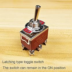 Gebildet 3pcs Waterproof Latching Toggle Switch