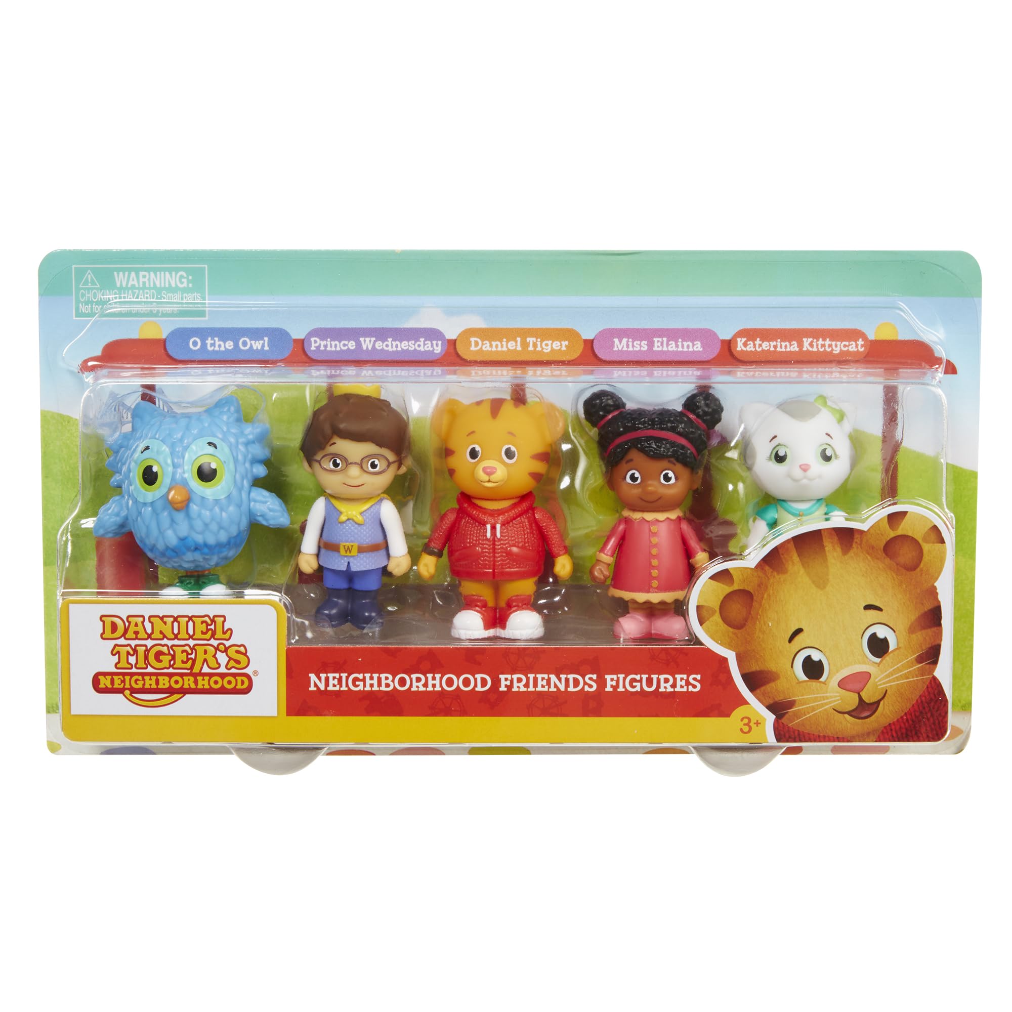 Daniel Tiger's Neighborhood - Friends Figure Set (5-Pack) – 2.5” Poseable Figures for Pocket-Sized Play – Ages 3+