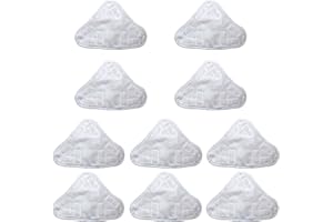 Aziliogcc 10 Pack Replacement Pads Compatible with H2O H20 Mop X5 Steam Steam Mop Pads Floor Steam Triangle Pads