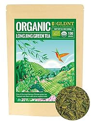 GLDNT Organic Green Tea Longjing, Premium Chinese