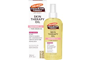 Skin Therapy Body Oil, Moisturizing Cocoa Butter…