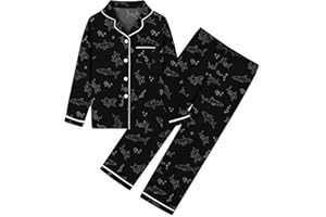 Umeyda Boys Pajamas Sets Long Sleeve Sleepwear 2 Piece Pjs Set