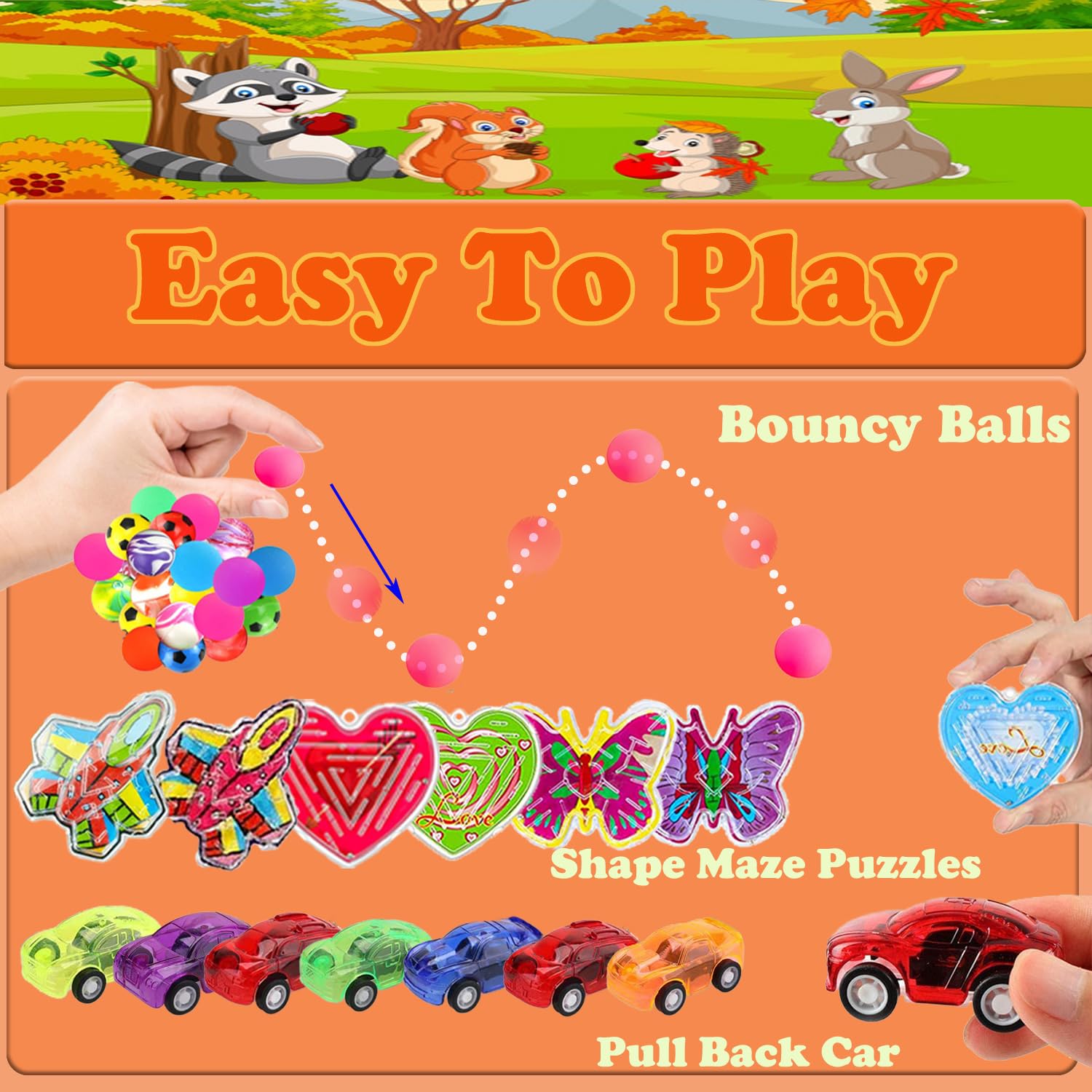 YOAUSHY 127 Pcs Party Favors for Kids, Treasure Box Toys for Classroom, Prizes Box Toys Classroom, Goodie Bags Stuffer Pinata Fillers, Treasure Chest Toys