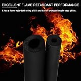 PATIKIL 1in ID x 6ft Pipe Insulation Foam Tube Black 9mm Thick view 3