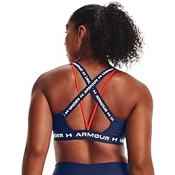 Under Armour Women's Crossback Low Bra, Indigo