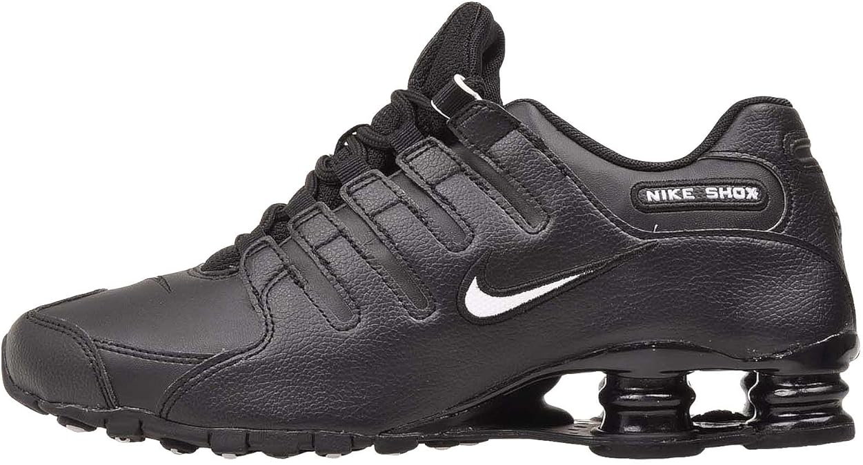 nike shox nz black and white