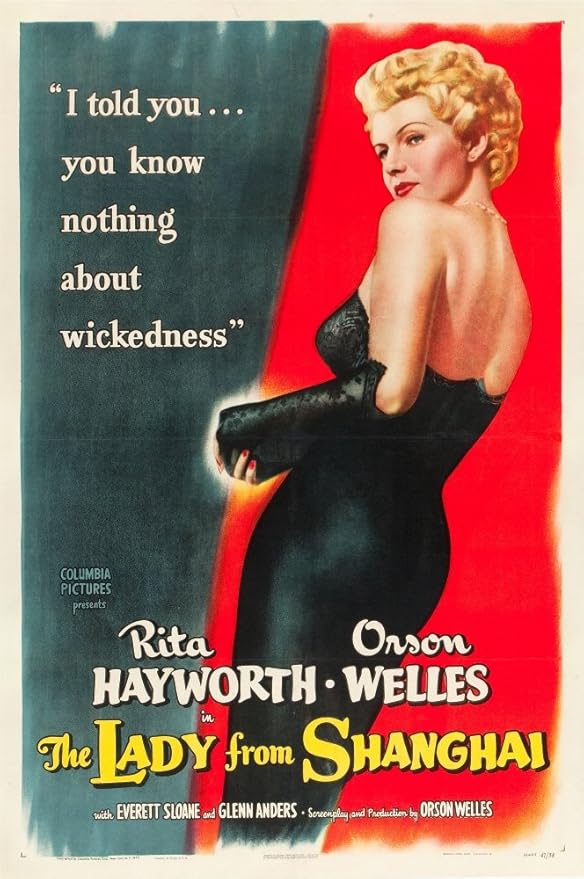 Amazon.com: Posterazzi The Lady From Shanghai Rita Hayworth 1947. Movie  Masterprint Poster Print, (11 x 17): Posters & Prints