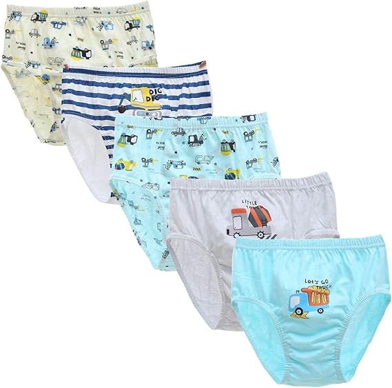GRPSKCOS Jungen Unterhosen 4er Pack - Dinosaurier Boxershorts