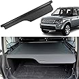 Liizoo Cargo Cover for Land Rover Discovery 3 2005-2009 Trunk Cover for Discovery 4 2010 2011 2012 2013 2014 2015 2016 Trunk Cover Rear Trunk Security Cover Shielding Shade Car Accessory, Black