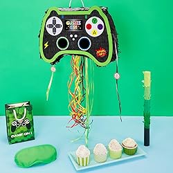 WERNNSAI Foldable Video Game Piñata - Pull String