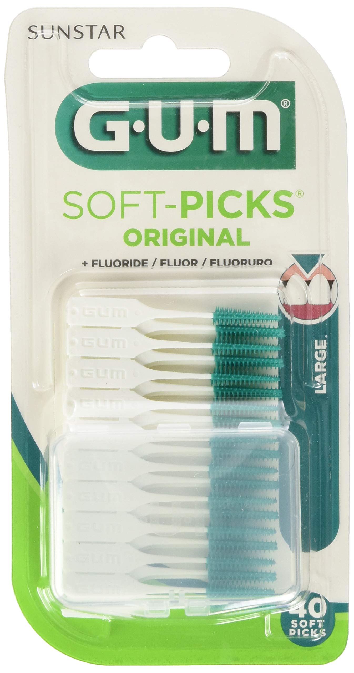 Gum 634 - Interdental sticks, 40 units