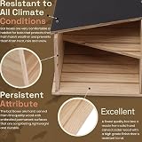Zerodis Handcrafted Weather Resistant Bat House Double Chamber Eco Friendly view 3