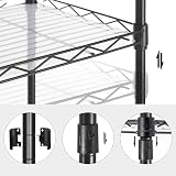 SONGMICS 5-Tier Metal Shelving Unit with Adjustable Shelves 30 x 40 x 121 cm view 8