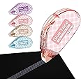 NEOACT 4 Pack Scrapbook Tape,Double Sided Tape Roller Scrapbook Supplies,0.31In x 26 Ft Glue Tape Runner for Scrapbooking Envelopes Crafts Gift Wrapping Journaling School Office Supplies