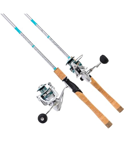 Favorite Ol' Salty Spinning Reel Combo| Fast Action Carbon Blend Fishing Rod |Ultra Smooth Fishing Reel with 5:2:1 Gear Ratio : Sports & Outdoors