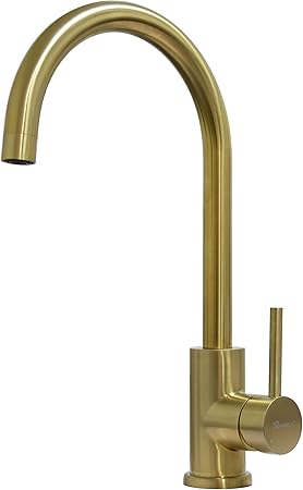 Trywell Brushed Bar Prep Kitchen Sink Faucet With Single Handle