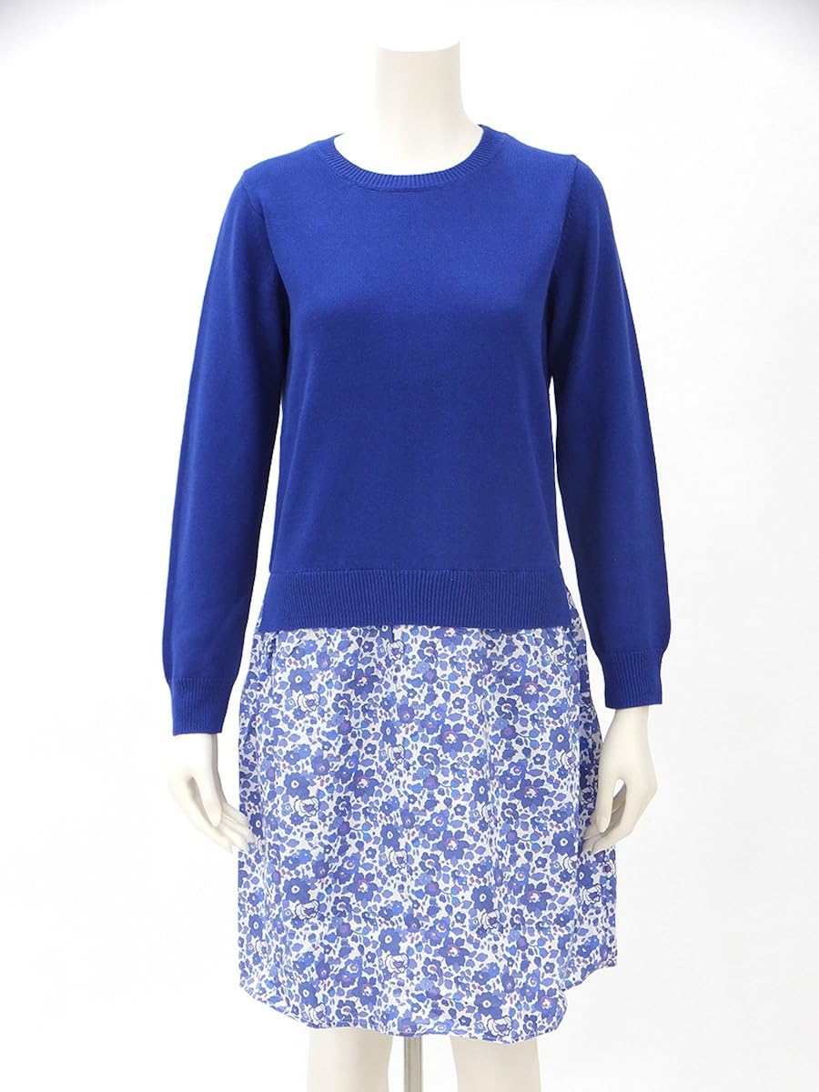 Amazon Co Jp ニーム エ ニーム Nimes Et Nimes ニット リバティワンピース 服 ファッション小物