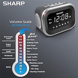 Sharp Big Bang Super Loud Alarm Clock for Heavy