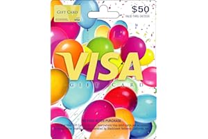 Visa Physical Gift Card $50 (plus $4.95 Purchase Fee)