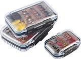 Gonex Two-Sided Waterproof Fly Box Grey Size A B C Fly Fishing Lures view 7