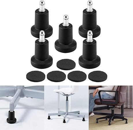 Aoory Hocker Bodengleiter Bell Glides Ersatz Burostuhl Caster Stuhl Gleiter Stopper Rader Ersatz 5 Stuck Mit Pads Zubehor Amazon De Kuche Haushalt Wohnen