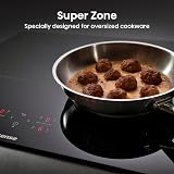 Hisense HI6401BSC Built-in 60cm Induction Hob Ceramic Glass Black 7200W view 5