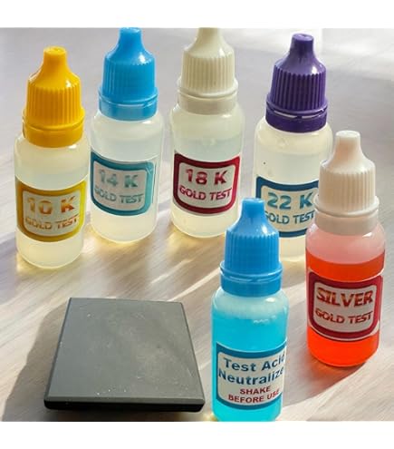 9K 9ct Gold Testing Acid 2 Bottles