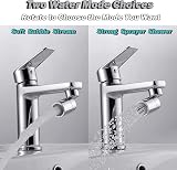 LUBEKAS Kitchen Tap Spray Head 360 Swivel 2 Modes ABS Brass Universal Fit view 2