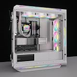 Corsair iCUE AR120 RGB Digital 120mm ARGB Fan White view 2