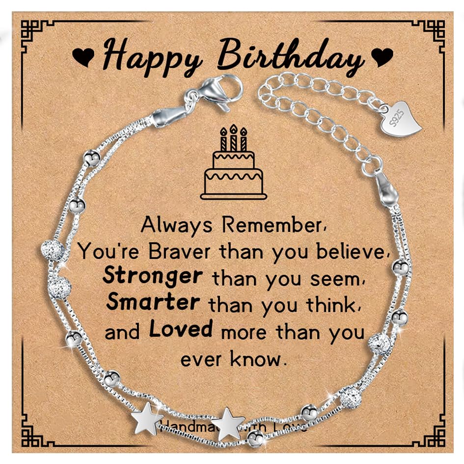 GBTBYS Birthday Bracelet Gifts for Women Happy Birthday Gift Ideas at Amazon