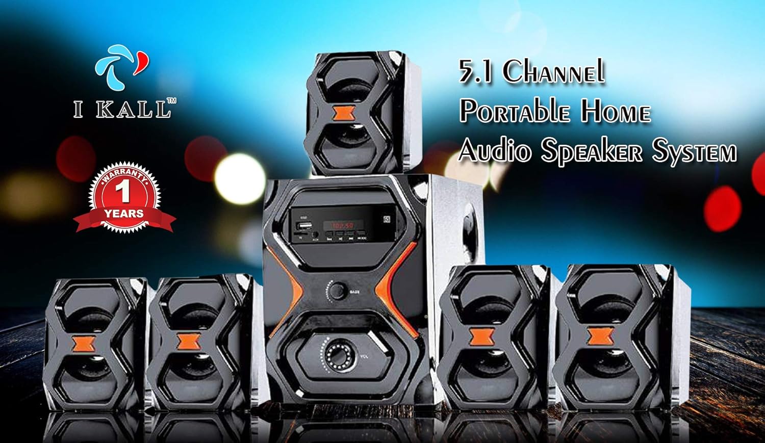 i kall 5.1 bluetooth speaker