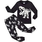 RKOIAN Little Boys Girls' Pajamas Sets Glow in The Dark Toddler Pjs Cotton Kids Sleepwear