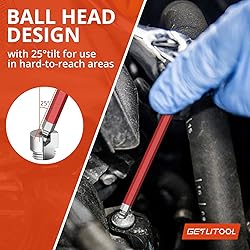 GETLITOOL 18PCS Magnetic Allen Key Set, S2 Steel