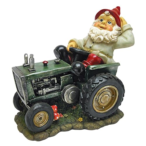 Design Toscano Axle Grease the Biker Garden Gnome Motorcycle Statue, 33