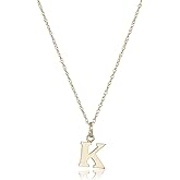Amazon Collection 14k Gold-Filled Letter Charm Pendant Necklace