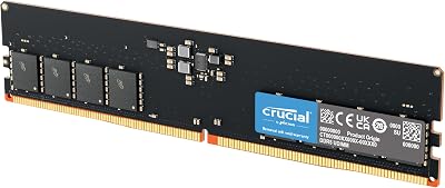 Crucial CT8G48C40U5 8GB DDR5 4800MHz UDIMM CL40 PC5-38400 1.1V