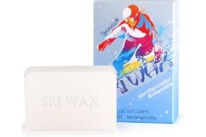 Oycevila 250G Snowboard Wax(8.8OZ), Premium Blend Ski Wax, Biodegradable High Speed Snowboard Wax Suitable for Nearly All Types of Skis