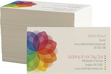 Amazon Com Design Your Own Business Cards From Vistaprint Front And Back Office Products