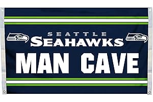 NFL Men,Unisex-Adult,Women Man Cave 3 X 5 Flag W/ 4 Grommets