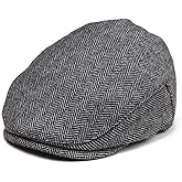 JANGOUL Kids Wool Tweed Newsboy Flat Cap Herringbone Boy Infant Toddler Child Youth Beret Hat