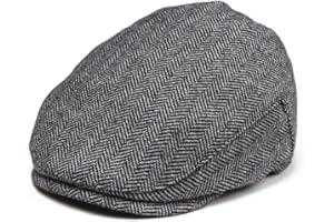 JANGOUL Kids Wool Tweed Flat Cap Herringbone Boy Girl Newsboy Caps Infant Toddler Child Youth Beret Hat Ivy Gatsby Cap