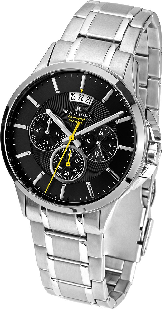 Jacques Lemans Sydney Gents Metal Bracelet Watch 1-1542D