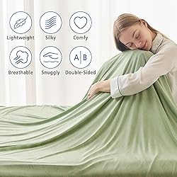 EMME Cooling Throw Blanket for Couch Sofa, Thin