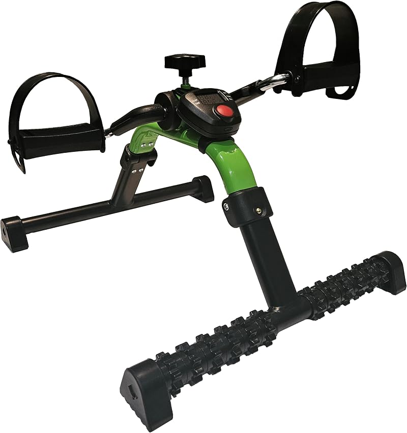 Elite Care Folding Mini Pedal Exerciser with Digital Screen & Resistance