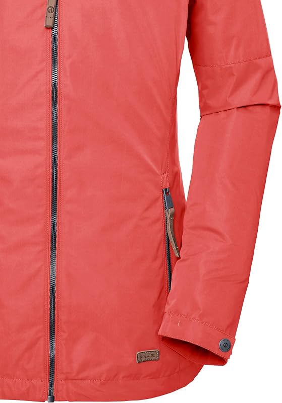 Donna Giacca funzionale con cappuccio/giacca da esterno GS 18 WMN JCKT, dark coral, 38, 41450-000