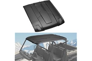 XUTVOTOR Roof for Polaris Ranger XP 1000 Crew, Dustproof 4-Piece Combination Hard Coat Poly Sun Visor Roof Top for Polaris Ranger Crew XP 1000 2017-2025/ Crew 900 2015+ Accessories (4PCS, 2889223)